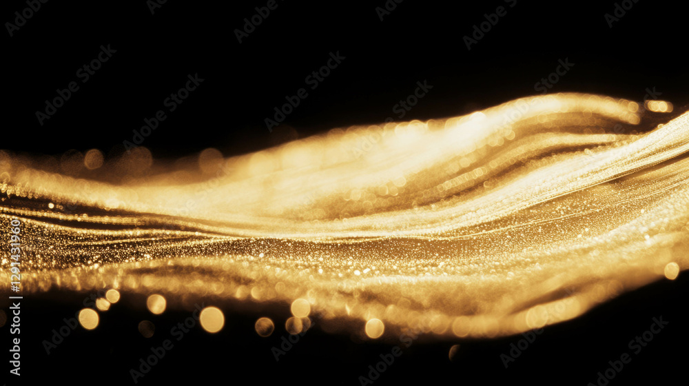 Poster Warm sepia glow with subtle grain for abstract visuals and background design