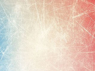 Fototapeta premium Abstract textured background with scratches and a gradient from blue to red, evoking a sense of depth