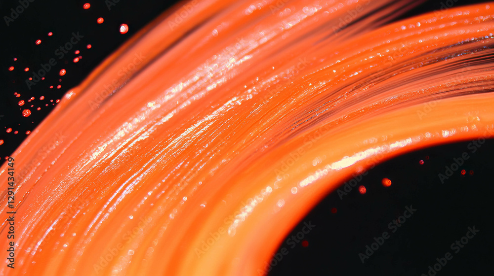 Poster Wet brush technique abstract background with dynamic blurred strokes