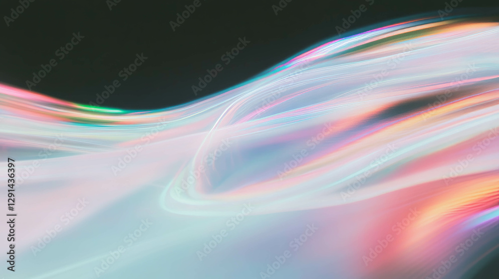 Poster abstract background with white light and colorful highlights for artistic design
