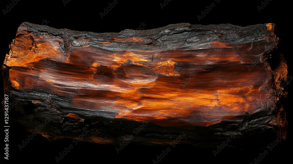 Aufkleber natural wooden bark texture background with rustic organic patterns