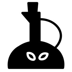 Kebab Menu Oil Glyph Icon