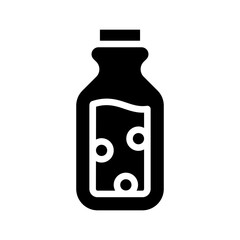 Avocado oil icon in glyph style