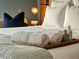 Thoughtful guest amenities like plush towels, soft bedding, and personalized welcome notes