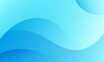 Abstract blue wavy background. Vector illustration
