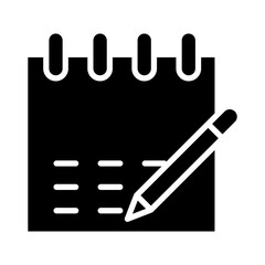 Plan icon in glyph style