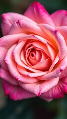 a single rose petals forming a delicate flower crown, delicate, botanical