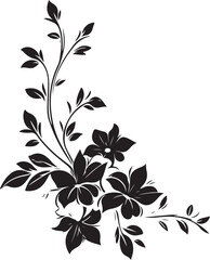  Elegant Black & White Floral Fabric Prints – High-Quality Digital Graphics