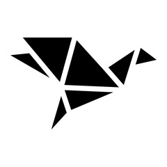 origami glyph icon