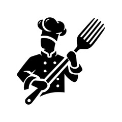 Black and White Chef Illustrations – Stylish Restaurant Logos