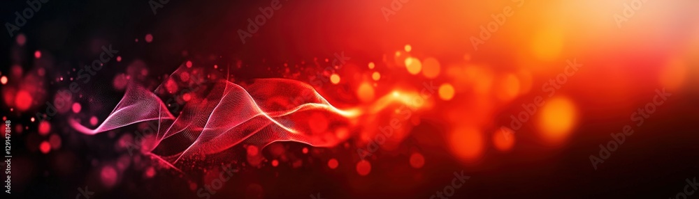 Poster abstract background featuring colorful lights and shapes creating a vibrant visual effect