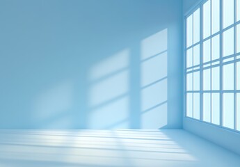 Obraz premium Empty Light-Filled Modern Room