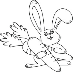 rabbit with carrot