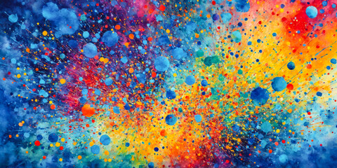 Abstract Colorful Explosion