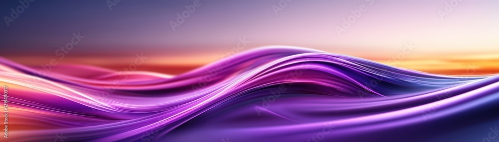 Poster Abstract background featuring wavy lines in various colors creating a dynamic visual effect