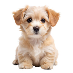 golden retriever puppy isolated