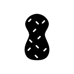 Sponge icon in glyph style