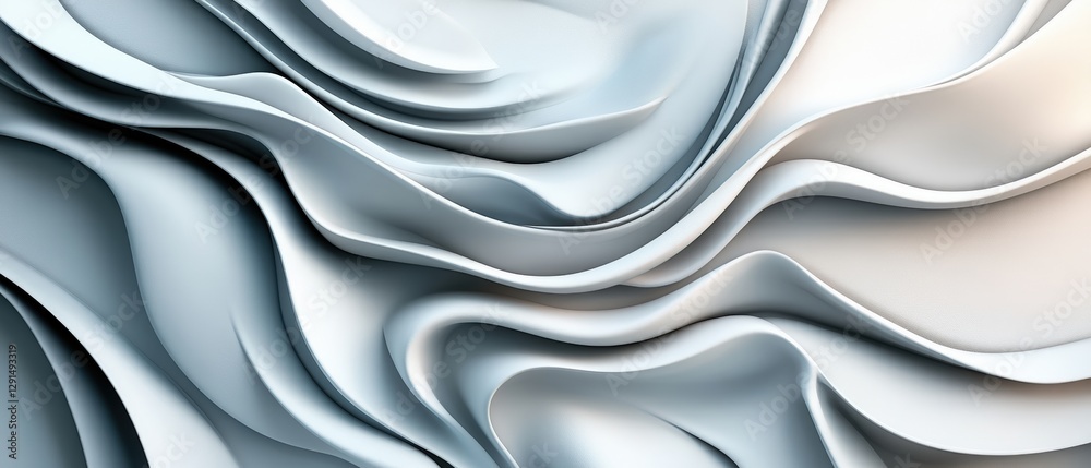Poster Abstract background with smooth flowing shapes and soft gradients in a visually appealing composition