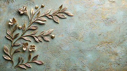 A high-quality decorative Ramadan greeting card with gold embellishments. 