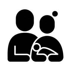 Family icon in glyph style