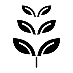 Sprout icon in glyph style