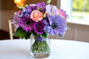 Small bouquets of flowers for table centerpieces