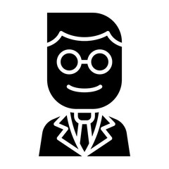 Nutritionist icon in glyph style