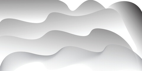 abstract white background with gradient color and artistic dynamic line decoration