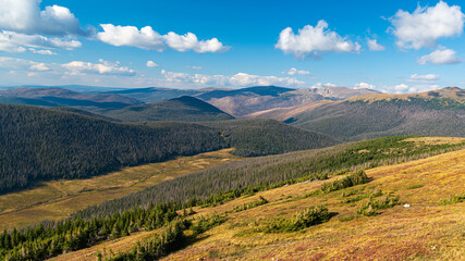 Naklejka premium Naturpanorama i, Rocky Mountain Nationalpark