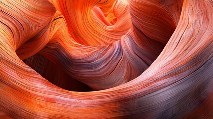 Obraz premium Swirling sandstone canyon walls, Arizona, USA. Abstract nature background for design