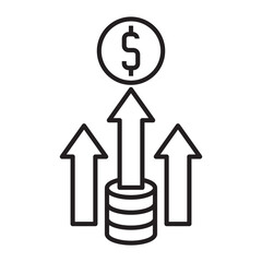 profit vector icon
