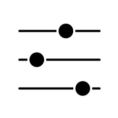 Setting icon in glyph style