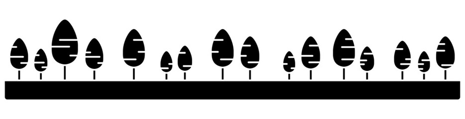 Sprout graphic background in glyph style