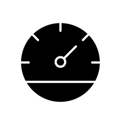 Speedometer icon in glyph style