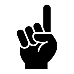 Idea icon in glyph style