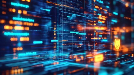 Secure online banking, AI-driven digital finance, encrypted transactions,