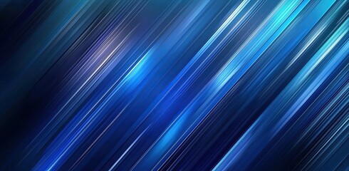 Obraz premium Dynamic blue abstract background with streaks of light creating a sense of motion and depth