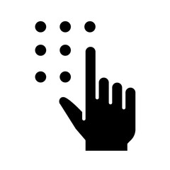 Password icon in glyph style