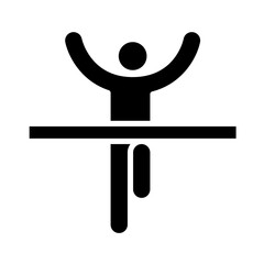 Winner icon in glyph style