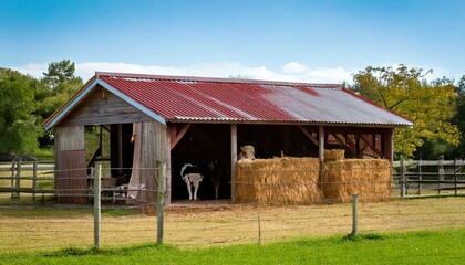 An animal shed is a structure built to house and protect animals, typically used for livestock like...