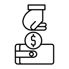 saving  vector icon