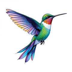 Fototapeta premium hummingbird in flight