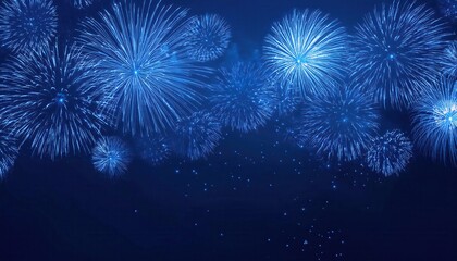 blue fireworks exploding in night sky, vibrant and dynamic celebration, festive event, fireworks displayblue, fireworks, night, sky, celebration, explosion, dynamic, festive, display, vibrant, spark, 