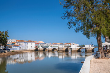 River Gilao Tavira Portugal beautiful Portuguese town and travel destination