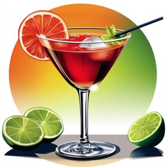 Vibrant Cocktail Bliss: A Refreshing Escape in Every Sip, Perfect for Summer Vibes!