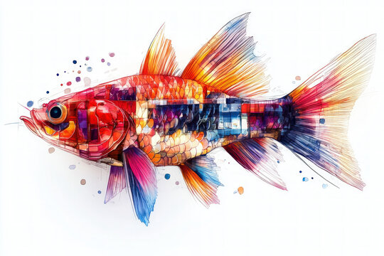 An illustration of dropsy fish