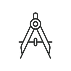 Divider, icon in line design. Divider, line divider, partition, separator, divider icon, horizontal divider, vertical divider on white background vector. Divider editable stroke icon
