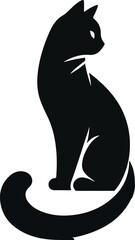 cat vector silhouettes