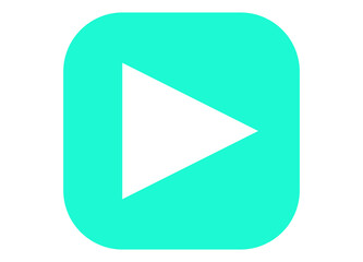 右矢印　ターコイズ色