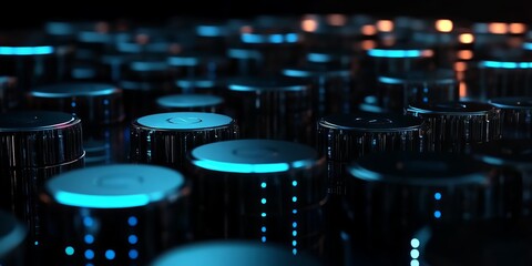 Digital background perfect for tech processes, data transfer and encryption, digital archives, sound and graphic presentations, science, education, neural networks,